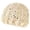 Beige, variant on Handmade Crochet Sequined Hat for Women, Robust Cotton Mesh Hollow Out Beanie, Sturdy Resilient Boho Hair Cap for Festivals & Beach, Lightweight 50g