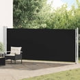 thumbnail image 1 of vidaXL Auvent Latéral Rétractable pour Patio 600x160 cm Noir, 1 of 5