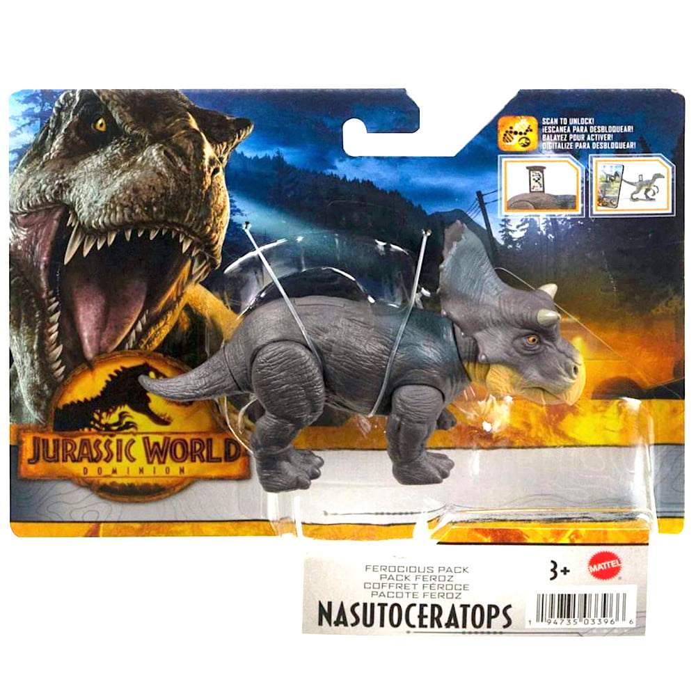 Jurassic World Ferocious Pack Nasutoceratops Action Figure