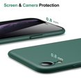 thumbnail image 4 of JETech Upgraded Slim (0.85 mm Thin) Case for iPhone XR 6.1-Inch, Camera Lens Cover Full Protection, Slim Fit Ultra Thin Lightweight Matte Hard PC, Support Wireless Charging (Midnight Green), 4 of 7