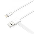 thumbnail image 2 of Macally Apple Certified USB-A To Lightning Cable With Tangle Free & Cable Management For iPhone - White 6ft, 2 of 3