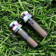 thumbnail image 6 of yotijar 2 Pieces Bike Handlebar Stem Titanium Screws M6 Spare Part Accessory M6 17, 6 of 8