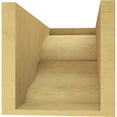 thumbnail image 4 of 8"W x 16"D x 8"H Wide Asheboro Rough Cedar Woodgrain TimberThane Corbel, Primed Tan, 4 of 6
