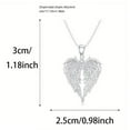 thumbnail image 3 of Cross Necklace – Graduation Gifts for Her Angel Graceful Heart Shaped Necklace, 3 of 9