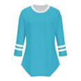thumbnail image 5 of Ruimatai Women's Long Sleeve T-Shirt Round Neck Casual Comfortable Soft Stretch Basic Top Blouse Fashionable Fit for Everyday Wear, 5 of 5