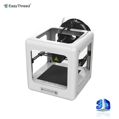 EasyThreed Nano Entry Level Desktop 3D Printer for Kids Students No Assembling Quiet Working Easy Operation High (Best Entry 3d Printer)