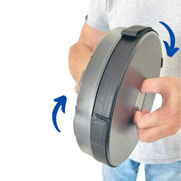 Mini-Max Stool Grey and Black Plastic Adjustable Height