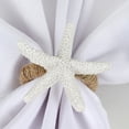 thumbnail image 7 of Yesbay 6 Pcs Napkin Rings Starfish Shape Reusable Ocean Theme Weddings Dinners Banquets Nautical Party Decoration Napkin Holders, 7 of 7