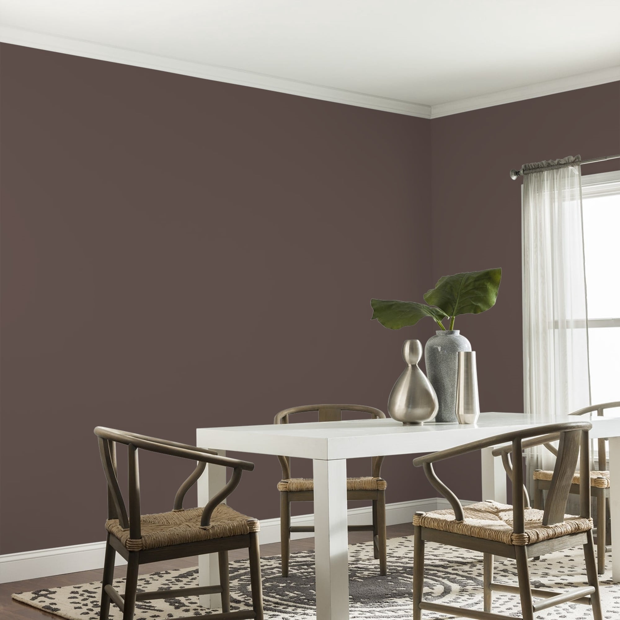 Glidden High Endurance Plus Chocolate Pretzel Eggshell Interior Paint and Primer, 1 Quart