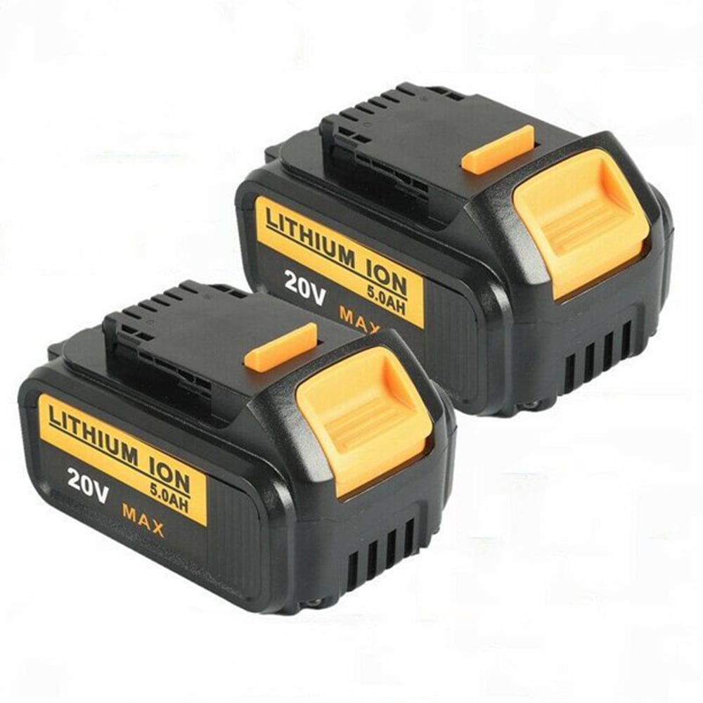 Led battery rechargeable li-ion 18v 5.0ah for dewalt tools dcb184 dcb204-2 