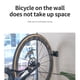 thumbnail image 4 of Soporte de gancho de bicicleta ajustable para montaje en pared | Percha universal para estacionamiento de bicicletas | Se adapta a neumáticos de 15-71mm | 8 Intervalos de marcha | Incluye tornillos, 4 of 9