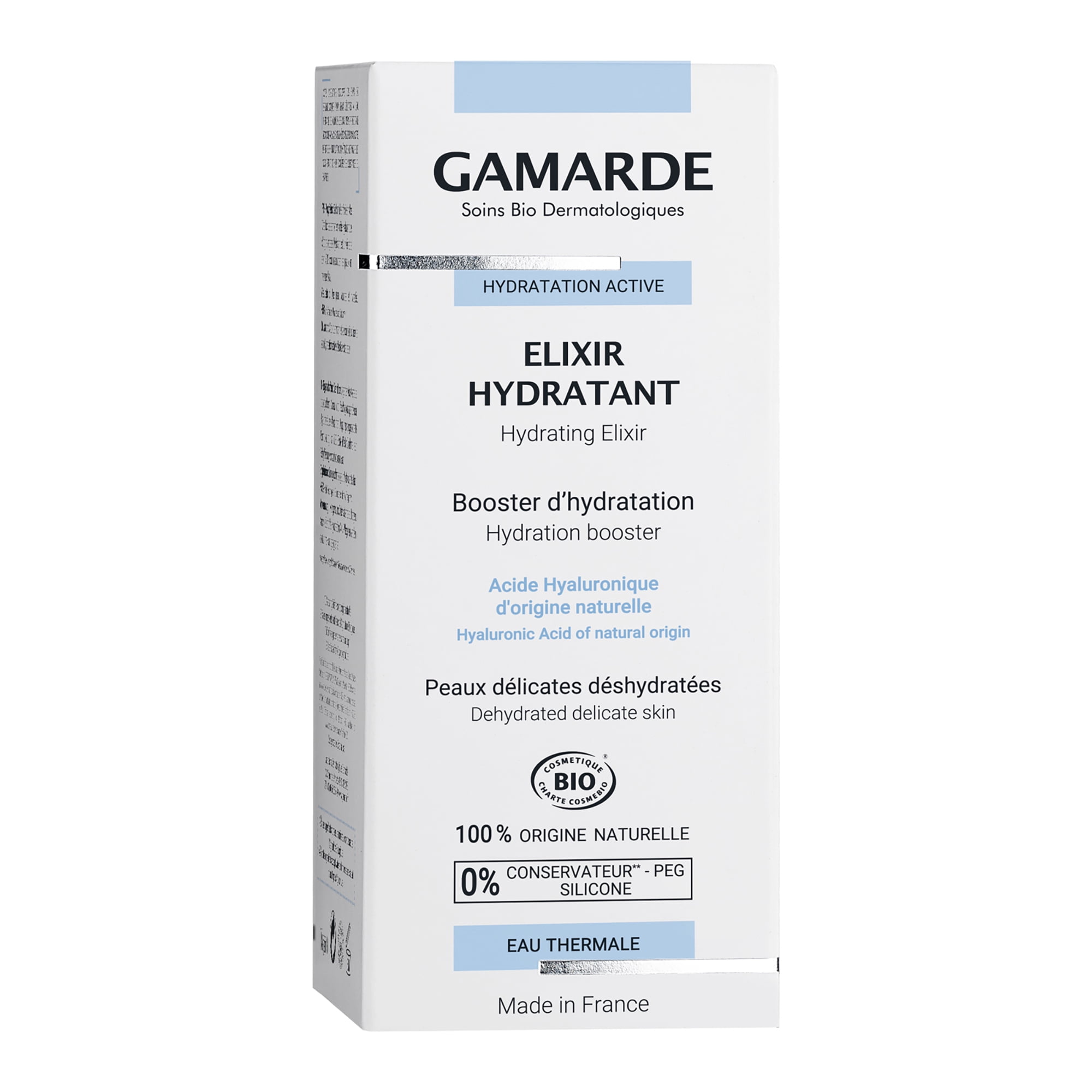 Gamarde Hydrating Elixir, Face Moisturizer Serum, 1.01 oz