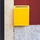 thumbnail image 1 of WASHWEPE Mail Box De Hierro Para Pared Con Retro Amarillo Para Uso Doméstico, 1 of 8