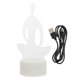 thumbnail image 2 of Bedroom Lights 3D Night Light White 3D Design 22.5X11cm 1Set, 2 of 3