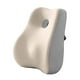 thumbnail image 4 of Cojín de silla con respaldo bajo, almohada de apoyo lumbar, cómodo, ergonómico, alto Blanco Gris, 4 of 9