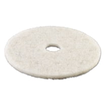 Boardwalk Ultra High-Speed Natural Hair Floor Pads 21" Diameter White 5/Carton 4021NAT