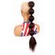 thumbnail image 4 of Fiudx Peluca Extensión de Cabello Rubio, Elegancia Elegante, con Trenza de Burbujas Suave, Envoltura Protectora Larga, para Uso Diario En Cosplay, Accesorio de Moda para Mujer, Fácil Instalación., 4 of 5