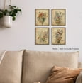thumbnail image 6 of Vintage Floral Wall Art Poster Prints Set of 4, Retro Floral Wall Art, Wildflower Artwork Printing Posters Wall Decor, Botanical Floral Flowers Prints for Living Room Bedroom 8”x10” Unframed, 6 of 6