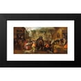thumbnail image 2 of David Vinckboons 18x11 Black Modern Framed Museum Art Print Titled - Blind Hurdy-Gurdy Player (C. 1606 - C. 1610), 2 of 5