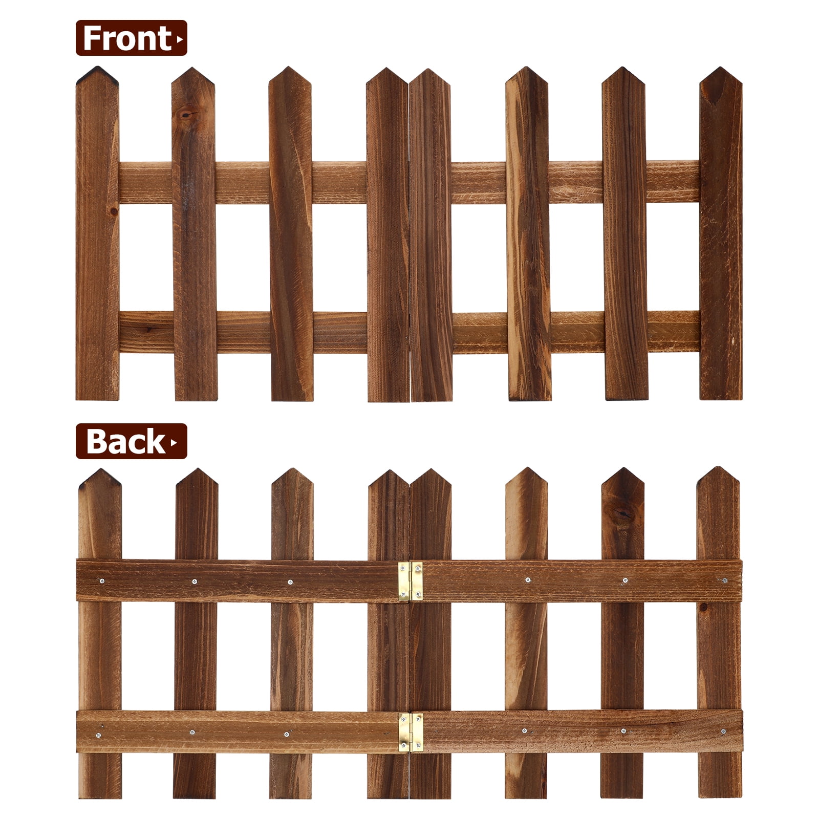 Flower Plants Pool Fence Solid Wood Fencing Decorative Flexible Guardrail