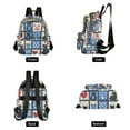thumbnail image 4 of FORMRS Mini Backpack Purse for Women Quilted Travel Daypack Casual Shoulder Bag, Black Cats and Hearts, 4 of 7
