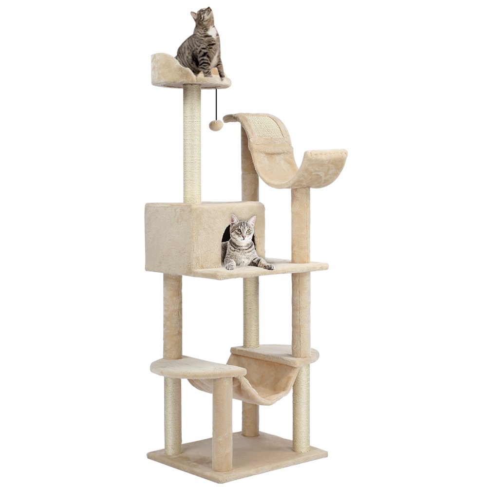 Cat Tree tower Cat Tree house in Pets,60.5” High 5Tier Cat Tree Tower