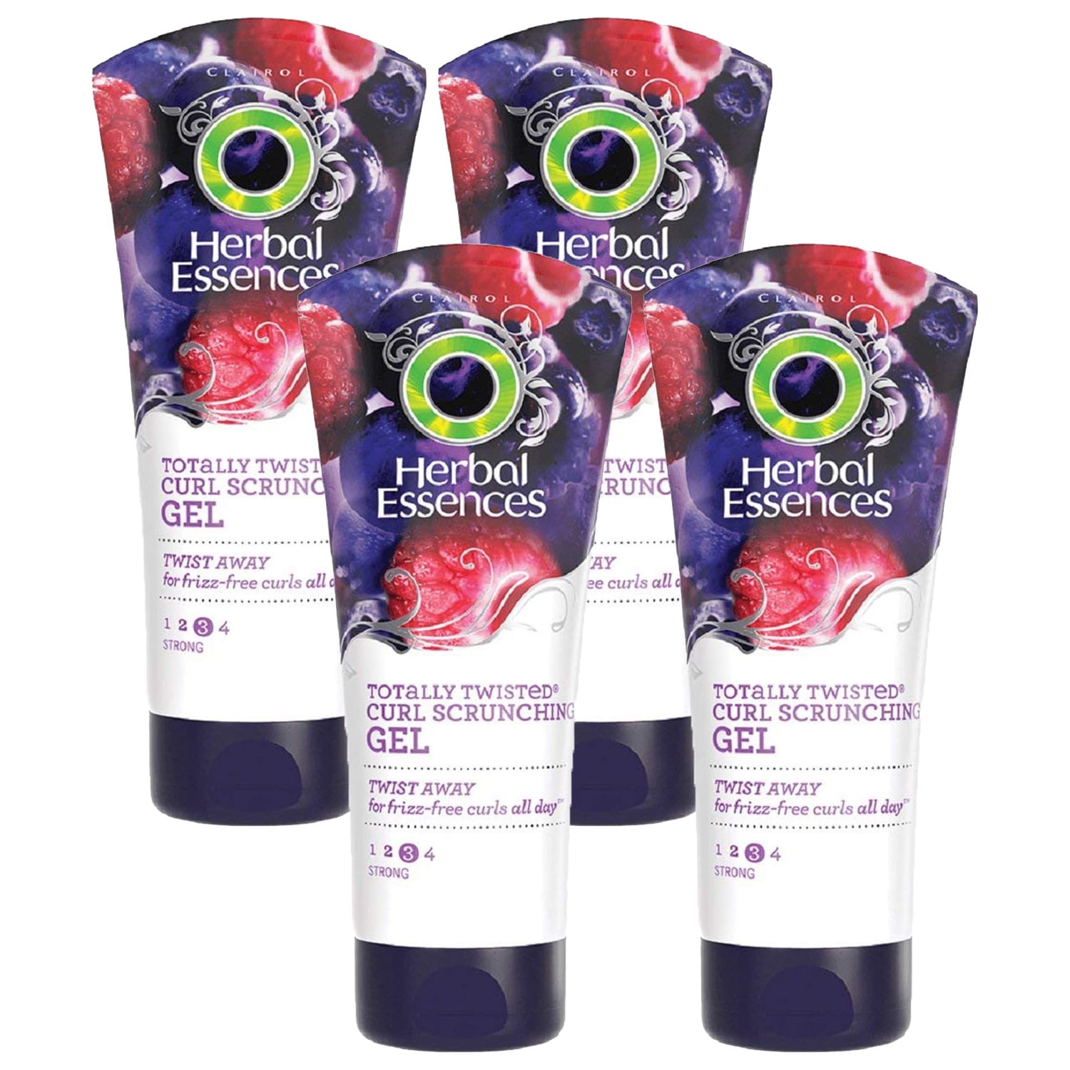 Herbal Essences Totally Twisted Curl Scrunching Gel, 6 oz, 4 Pack