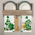 thumbnail image 2 of Gnomes Beer Clover Shamrock St. Patrick''s Day Kitchen Towels Dish Towels, 18x26 Inch Seasonal Holiday Decoration Hand Towels Set of 2, 2 of 6
