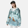 thumbnail image 3 of Gaeub Gnome And Red Fox Fishing Men's and Women's UPF 50+ Long-Sleeved Sun Protection Clothing, Fishing Shirt Long Sleeve Zip-X-Large, 3 of 7