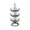 Black, variant on DAMAI 3Tier Revolving Shoe Tree, Standing Circular Rotating Iron Shoe Rack with Spinning Organizer Design, Practical Shoe Storage for Apartment Farmhouse Balcony Entryway Closet