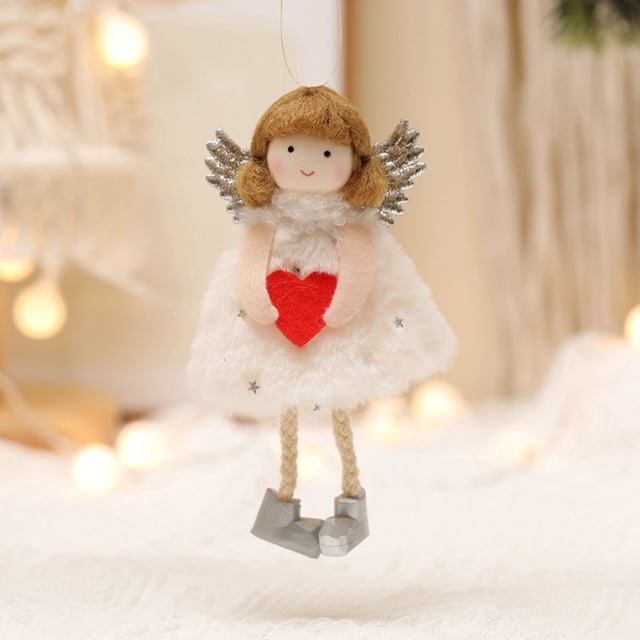 ICQOVD Robe en Dentelle Gaze Pendentif Princesse Fille Poupée Ange Mignon Décoration Maison