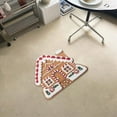 thumbnail image 4 of Dsscvnef Christmas Carpet Interesting Christmas Floor Mat Interesting Photo Prop Floor Mat Christmas Carpet Christmas Welcome Carpet Throw Blanket Knitted Remnant Rug, 4 of 8