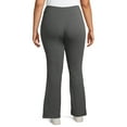 thumbnail image 6 of Athletic Works Women’s and Women's Plus Stretch Cotton Blend Straight Leg Pants, 6 of 7