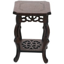 Reusable Flowerpot Holder Plant Shelf Indoor Vase Home Decoration Wood Base Wooden Office