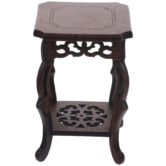 Milisten Flower Pot Base Plant Stand Wooden Plant Stand Holder Flower Pot Rack for Garden Patio