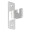 Thin Line Gridwall Wall Mounting Brackets, Mounts 1" from Wall, White, 1" W, 40 Pack