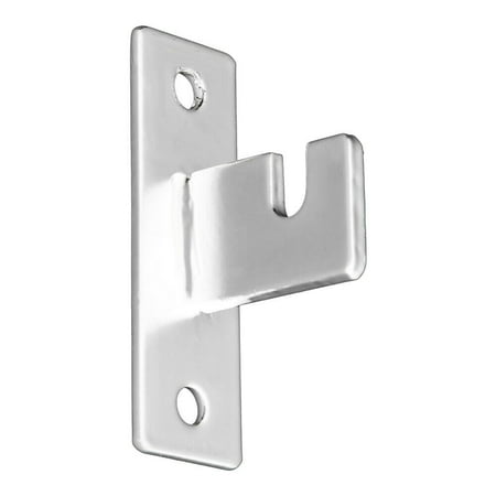 Thin Line Gridwall Wall Mounting Brackets, Mounts 1" from Wall, White, 1" W, 16 Pack