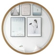 thumbnail image 5 of OVALCREST - London Framed Circle Mirror - Gold Paint 31 1/8" x 31 1/8", 5 of 7