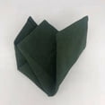 thumbnail image 2 of Traditional Irish Linen Green Pocket Square For Men, Made By Belfast Bow Company, 2 of 3