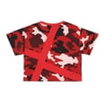 thumbnail image 3 of "Crazy For Camo" Crop Tee (Red), 3 of 4