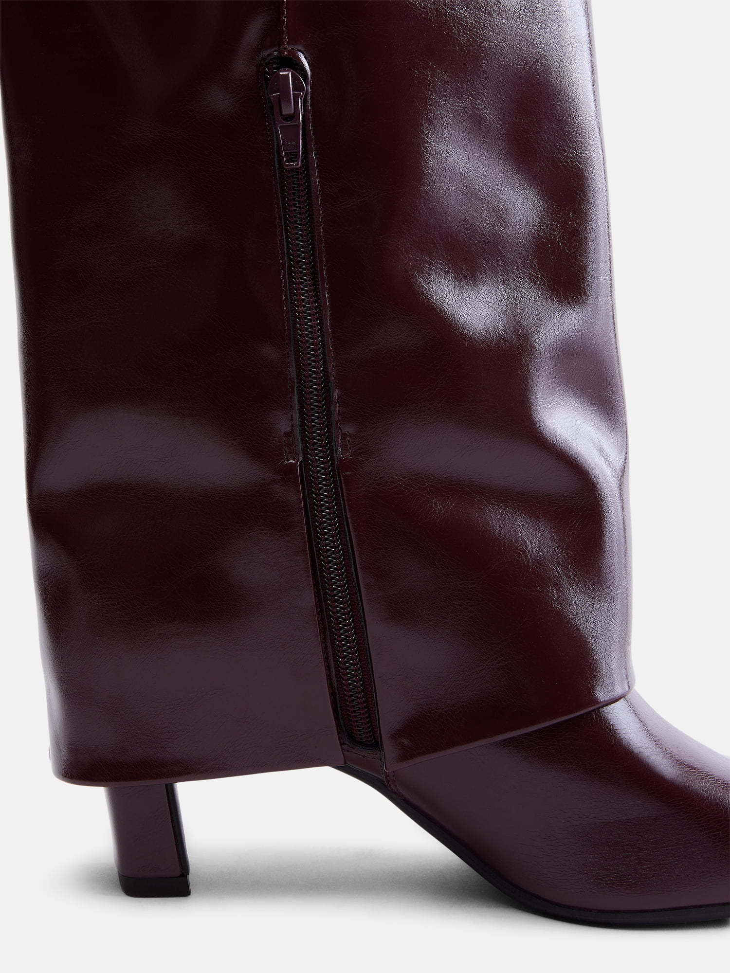 Madden NYC Women's Fold Over Faux Leather Buckle Boots
