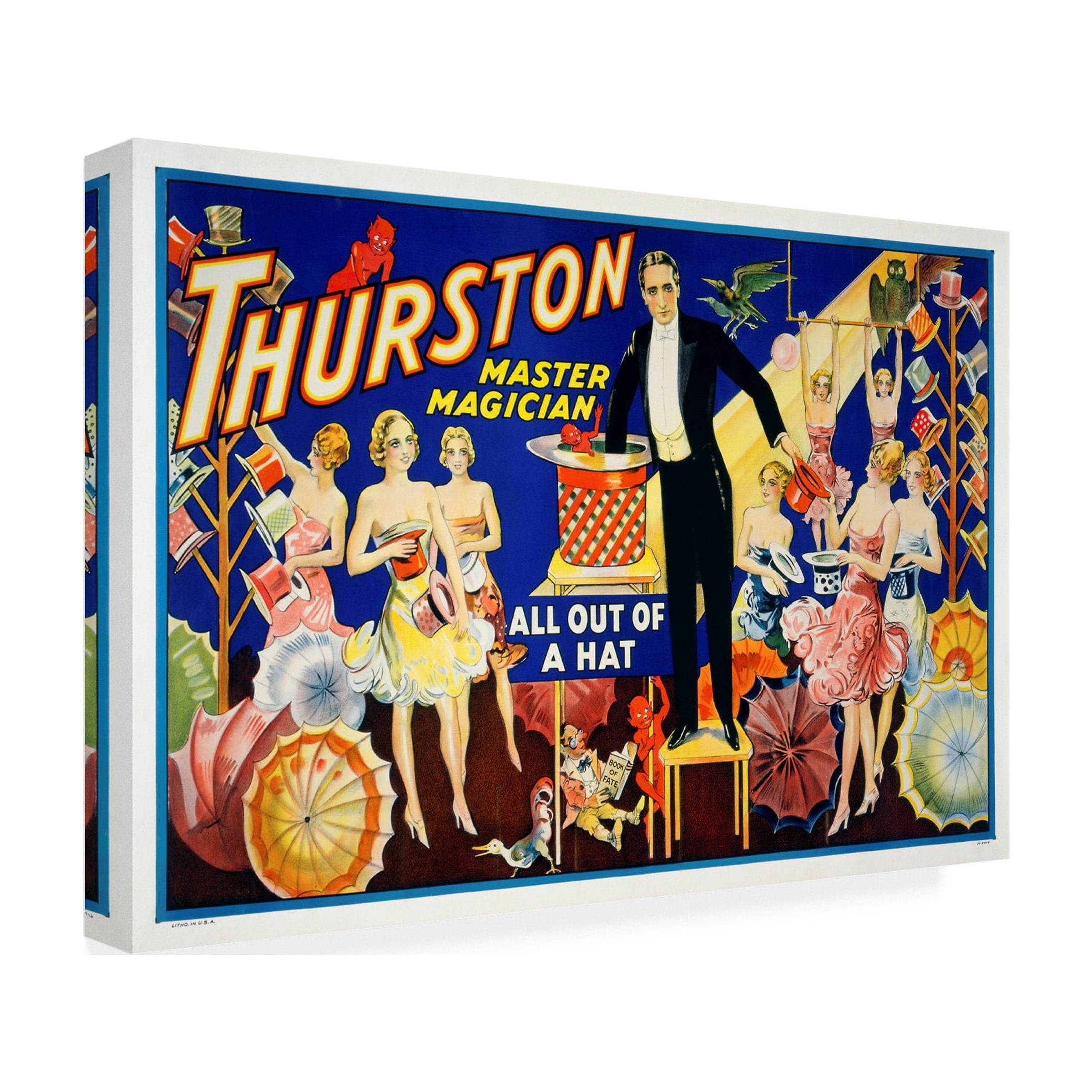 Print Collection 'Thurston Master Magician' Canvas Art