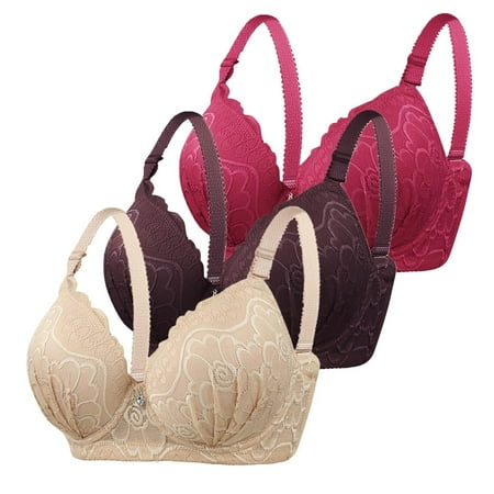 Pavied Minimizer Bras Bralettes for Women Plus Size Bra Bras For Women No Underwire Adjustable Bras Full Coverage Support Bralette Plus Size Everyday Bra Seamless Bras Womens Bras C 3XL