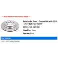 thumbnail image 2 of Rear Brake Rotor - Compatible with 2019 - 2022 Subaru Forester 2020 2021, 2 of 2