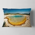 thumbnail image 2 of Designart 12" x 20" Blue Polyester Throw Pillow, 2 of 5
