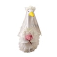 thumbnail image 2 of AZXY Wedding Porch Goose Outfit, 23‑Inch Goose Costume for Porch Goose, Goose Clothes for Cement Plastic Lawn Goose Statue, Goose Clothing Accessory, Wedding Decor for Yard Lawn Patio Garden Home, 2 of 7