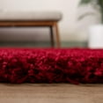 thumbnail image 3 of Unique Loom 3126276 6 x 9 ft. Solid Shag Rectangular Rug, Cherry Red, 3 of 4