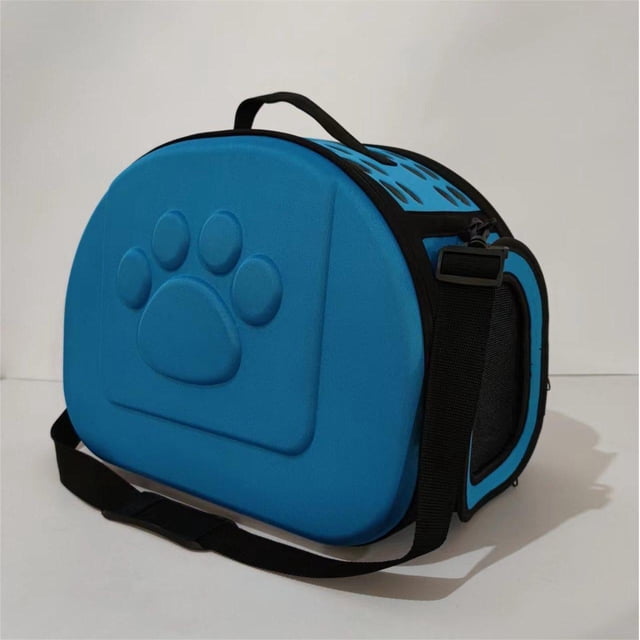 Bolsa para mascotas plegable de color sólido Bolsa para gatos transpirable Mochila portátil para mascotas