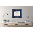 thumbnail image 2 of OCM Diploma Frame for University of Houston, 19" x 21" Diploma Certificates Frame, Embossed Navy/Cherry Mat, 2 of 5