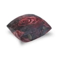 thumbnail image 5 of Iauyy Spring Couch Pillowcases 18x18 (Set of 2) Cotton fleece Pillow Covers for Bed Sofa Living Room, Deep Red Rose, 5 of 6